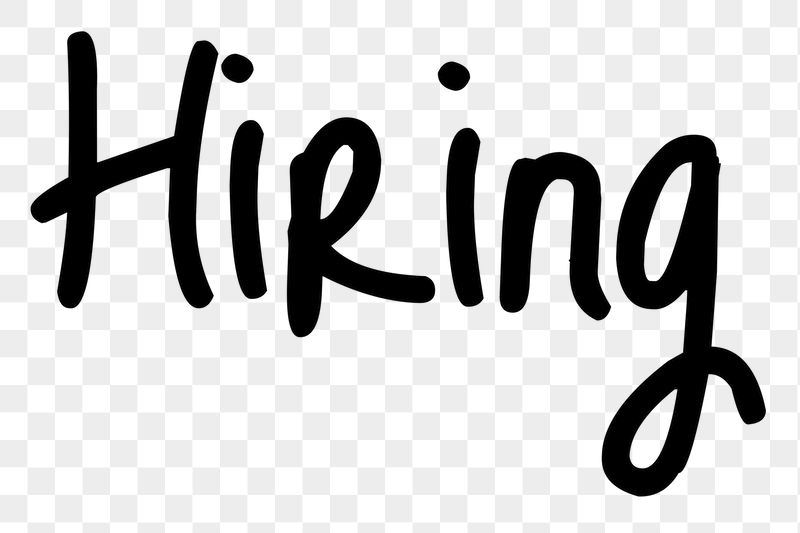 Hiring word png, simple typography | Free PNG - rawpixel