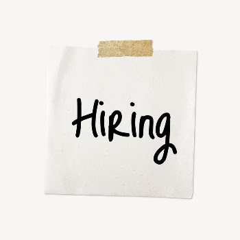 Hiring word typography, memo note | Free PSD - rawpixel