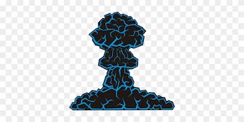 Hiroshima Mushroom Cloud Atomic Bomb Boom - Mushroom Cloud Clip Art