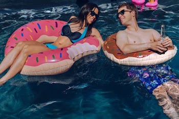 His & Hers Pool Floats