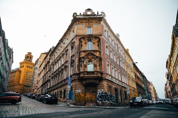 Historic Corner Building Prague
