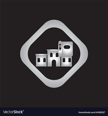 History book and building vector image
