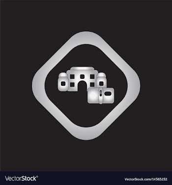 History book and building vector image