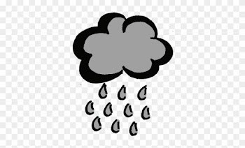 Hitchcock And Cookies - Cartoon Rain Cloud