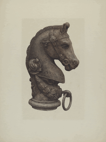 Hitching Post, 1935/1942 by American | Free Photo - rawpixel
