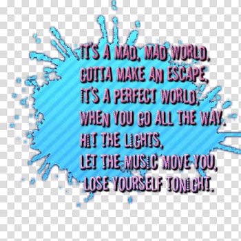Hith The Lights Texto transparent background PNG clipart