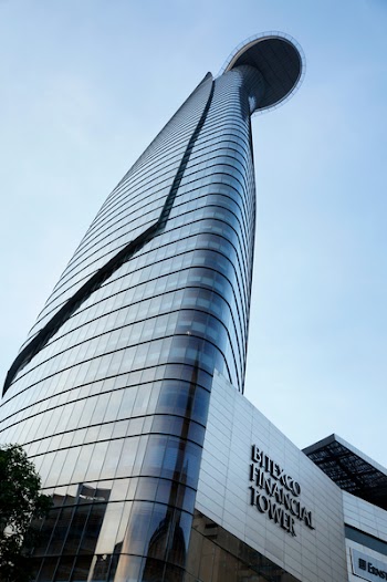Ho Chi Minh city, Vietnam - 2012: Bitexco Financial Tower at district 1.                  