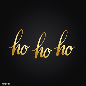 Ho ho ho typography style vector | Free stock vector - 517771