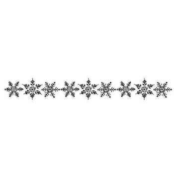 HO141E Snowflake Border
