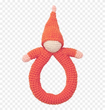 Hochet Poupée Au Crochet Rose
