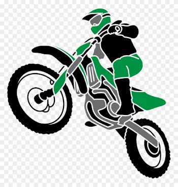 Hockey Cheer Mom That Base Young Wild Dirt Bike - Silhouette Girl Motocross Png