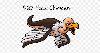 Hocus Chimaera Is Just A More Natural Vulture-colored - Cartoon
