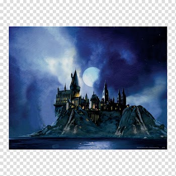 Hogwarts Harry Potter Painting Mural Poster, Harry Potter transparent background PNG clipart