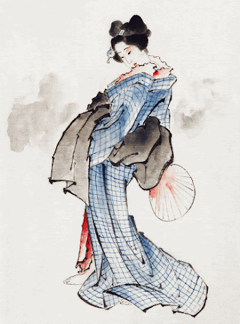 Hokusai&rsquo;s Japanese woman (1760-1849) vintage | Free Photo Illustration - rawpixel