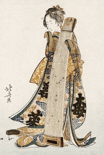 Hokusai&rsquo;s Japanese woman (1760-1849) vintage | Free Photo Illustration - rawpixel
