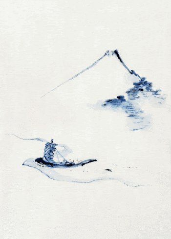 Hokusai's A person in a small | Free Photo Illustration - rawpixel