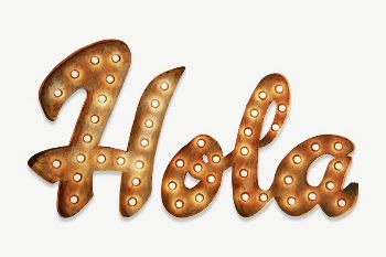 Hola neon sign isolated psd | Free PSD - rawpixel