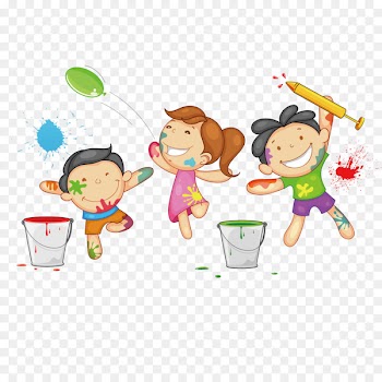 Holi Drawing Clip art - Graffiti children 