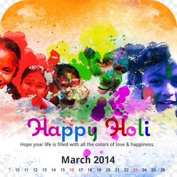 Holi Festival Of Colours Tour Wish Greeting - happy holi label 