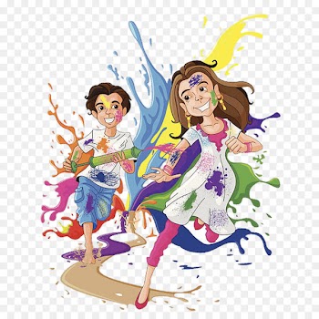 Holi Festival Social media Wish - happy holi 2018 