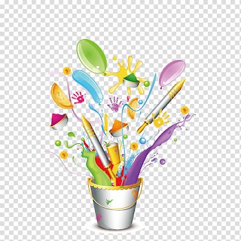 Holi Greeting & Note Cards Wish SMS, Watercolor and pen transparent background PNG clipart