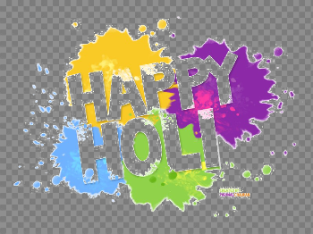 Holi Transparent Background PNG