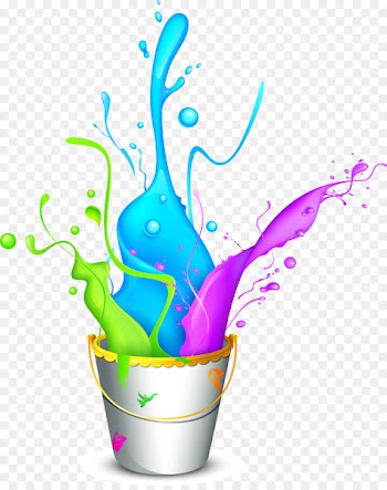 Holi Wallpaper - Colorful bucket paint 