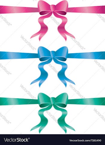 Holiday Bows Set5 vector image