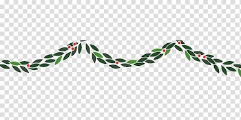 Holiday Christmas Garland Party Santa Claus, christmas transparent background PNG clipart