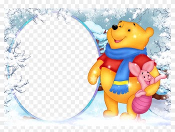 Holiday Clipart Winnie The Pooh - Pooh Frames Png