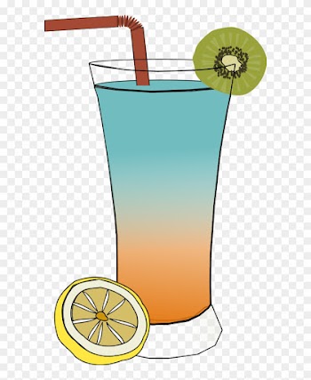 Holiday Food Clipart - Juice Glass Clip Art