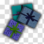 Holiday Gift Delivery, three gift boxes illustration transparent background PNG clipart