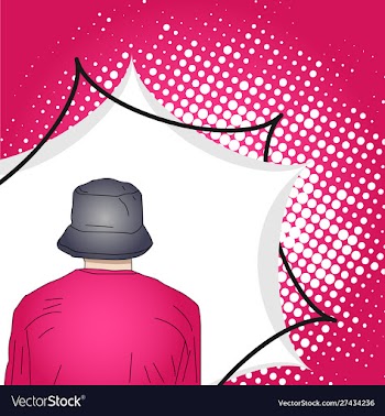 Holiday male comic style vector image
