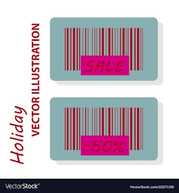 Holiday sale calligraphy calligraphic banner sale vector image