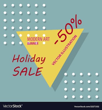 Holiday sale calligraphy calligraphic banner sale vector image