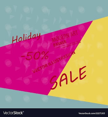 Holiday sale calligraphy calligraphic banner sale vector image