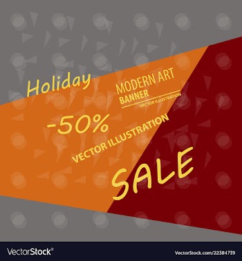 Holiday sale calligraphy calligraphic banner sale vector image