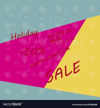 Holiday sale calligraphy calligraphic banner sale vector image
