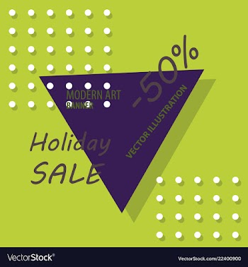 Holiday sale calligraphy calligraphic banner sale vector image