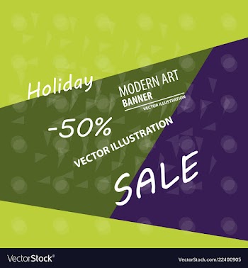 Holiday sale calligraphy calligraphic banner sale vector image