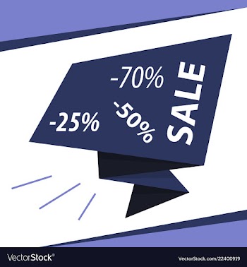 Holiday sale calligraphy calligraphic banner sale vector image