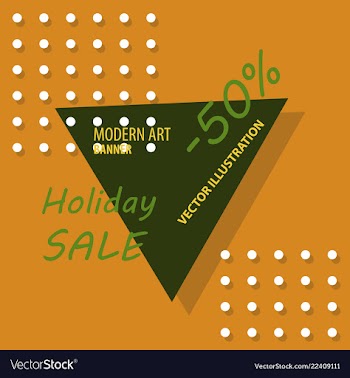 Holiday sale calligraphy calligraphic banner sale vector image