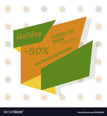 Holiday sale calligraphy calligraphic banner sale vector image