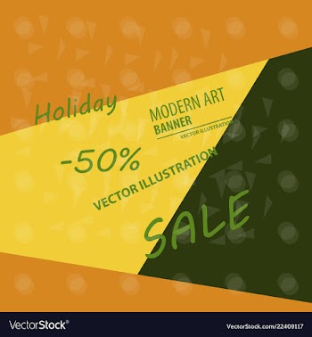Holiday sale calligraphy calligraphic banner sale vector image