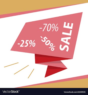 Holiday sale calligraphy calligraphic banner sale vector image