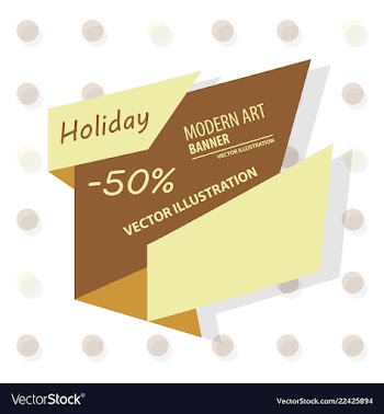 Holiday sale calligraphy calligraphic banner sale vector image