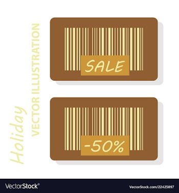 Holiday sale calligraphy calligraphic banner sale vector image