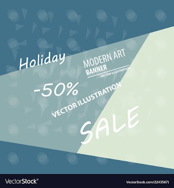 Holiday sale calligraphy calligraphic banner sale vector image