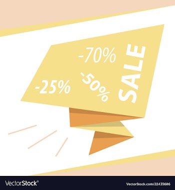 Holiday sale calligraphy calligraphic banner sale vector image