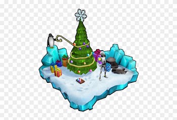 Holiday Tree Scene - Christmas Tree